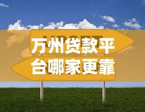 万州贷款平台哪家更靠谱？详细对比与选择指南