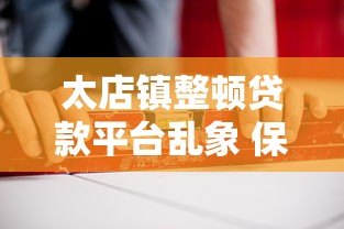 太店镇整顿贷款平台乱象 保障居民资金安全