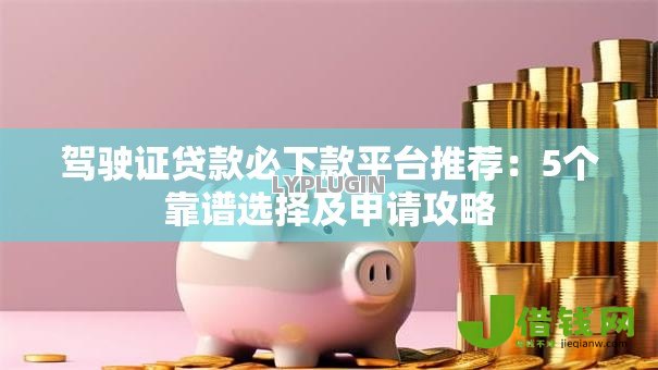 驾驶证贷款必下款平台推荐：5个靠谱选择及申请攻略