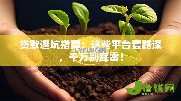 贷款避坑指南:这些平台套路深,千万别踩雷! 贷款避坑指南:这些平台套路深,千万别踩雷!
