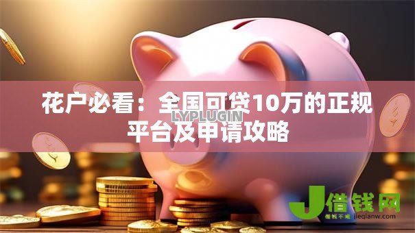 花户必看：全国可贷10万的正规平台及申请攻略