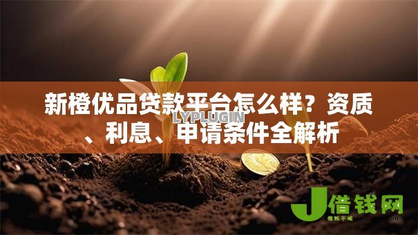 新橙优品贷款平台怎么样？资质、利息、申请条件全解析