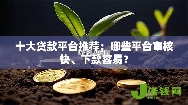 十大贷款平台推荐：哪些平台审核快、下款容易？
