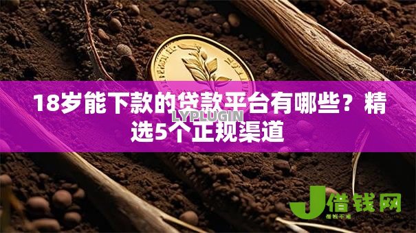 18岁能下款的贷款平台有哪些？精选5个正规渠道