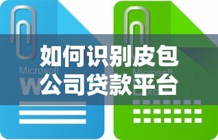 如何识别皮包公司贷款平台?这些风险要警惕 如何识别皮包公司贷款平台?这些风险要警惕