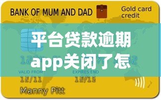 平台贷款逾期app关闭了怎么办？这些解决方法要知道