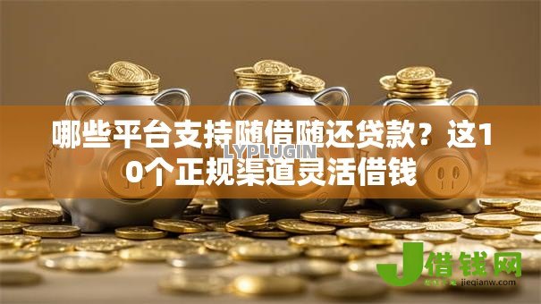 哪些平台支持随借随还贷款？这10个正规渠道灵活借钱