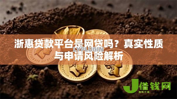 浙惠贷款平台是网贷吗?真实性质与申请风险解析 浙惠贷款平台是网贷吗?真实性质与申请风险解析