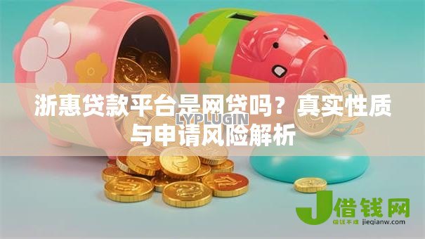 浙惠贷款平台是网贷吗?真实性质与申请风险解析 浙惠贷款平台是网贷吗?真实性质与申请风险解析