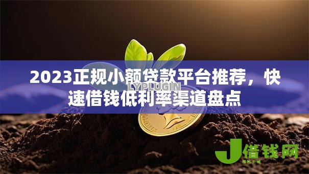 2023正规小额贷款平台推荐,快速借钱低利率渠道盘点 2023正规小额贷款平台推荐,快速借钱低利率渠道盘点