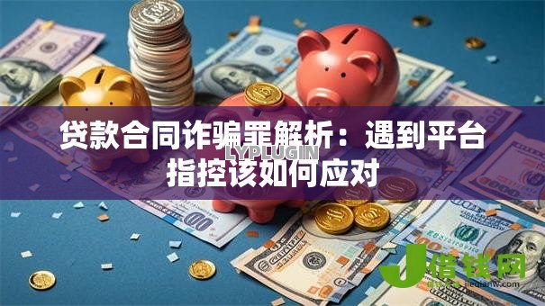 贷款合同诈骗罪解析：遇到平台指控该如何应对