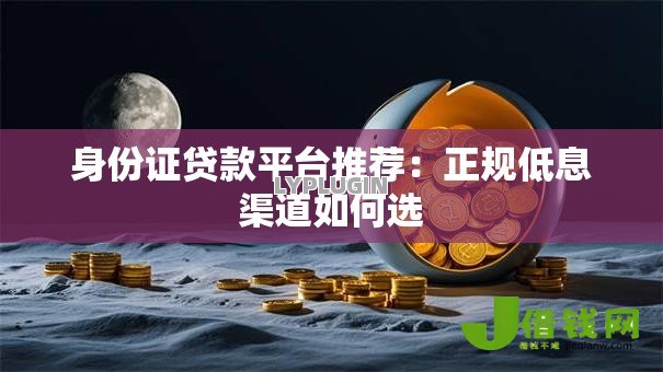 身份证贷款平台推荐：正规低息渠道如何选