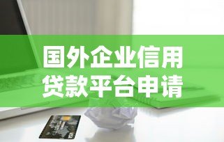 国外企业信用贷款平台申请指南：流程、利率与平台推荐