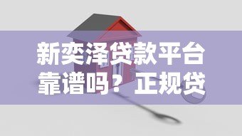新奕泽贷款平台靠谱吗？正规贷款平台深度测评