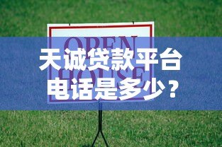 天诚贷款平台电话是多少？快速获取官方联系方式与贷款指南