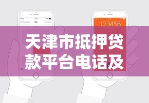 天津市抵押贷款平台电话及申请流程全解析