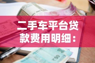 二手车平台贷款费用明细：首付利率手续费全解析