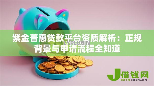 紫金普惠贷款平台资质解析:正规背景与申请流程全知道 紫金普惠贷款平台资质解析:正规背景与申请流程全知道