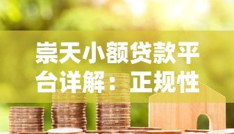 崇天小额贷款平台详解：正规性、产品特点及申请流程全解析