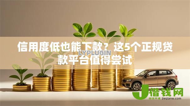 信用度低也能下款？这5个正规贷款平台值得尝试
