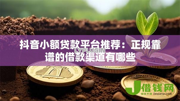 抖音小额贷款平台推荐：正规靠谱的借款渠道有哪些