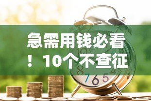 急需用钱必看！10个不查征信的小额贷款平台推荐