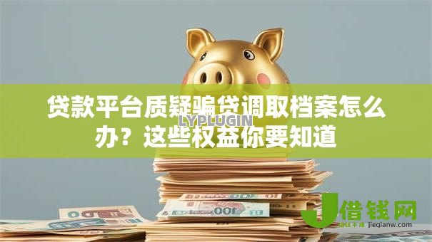 贷款平台质疑骗贷调取档案怎么办？这些权益你要知道