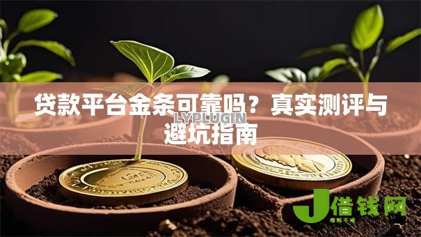 贷款平台金条可靠吗？真实测评与避坑指南