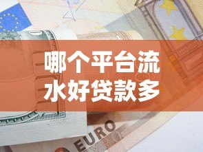 哪个平台流水好贷款多一点？5大渠道助你快速解决资金需求