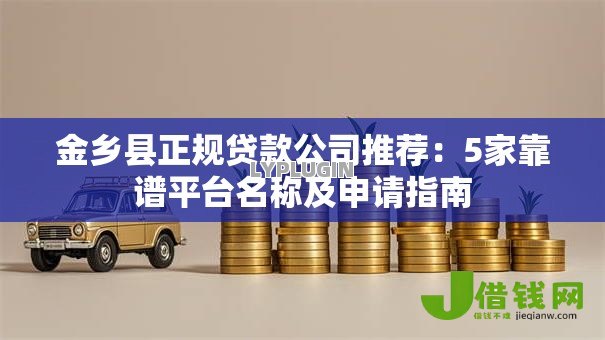 金乡县正规贷款公司推荐:5家靠谱平台名称及申请指南 金乡县正规贷款公司推荐:5家靠谱平台名称及申请指南