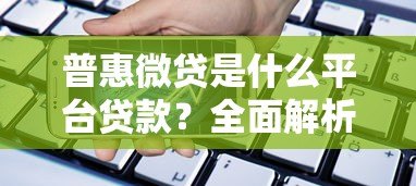 普惠微贷是什么平台贷款?全面解析产品特点与申请流程 普惠微贷是什么平台贷款?全面解析产品特点与申请流程