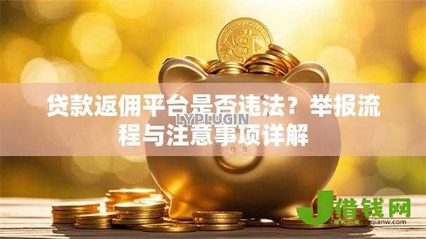 贷款返佣平台是否违法？举报流程与注意事项详解