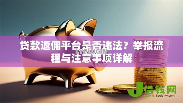 贷款返佣平台是否违法？举报流程与注意事项详解