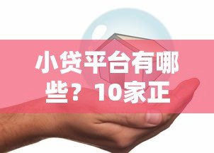小贷平台有哪些？10家正规贷款渠道全解析