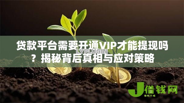 贷款平台需要开通VIP才能提现吗?揭秘背后真相与应对策略 贷款平台需要开通VIP才能提现吗?揭秘背后真相与应对策略