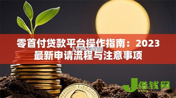 零首付贷款平台操作指南：2023最新申请流程与注意事项