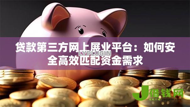 贷款第三方网上展业平台：如何安全高效匹配资金需求