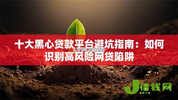 十大黑心贷款平台避坑指南:如何识别高风险网贷陷阱 十大黑心贷款平台避坑指南:如何识别高风险网贷陷阱