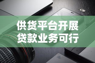 供货平台开展贷款业务可行性分析及风险解读