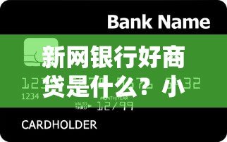 新网银行好商贷是什么?小微企业主必看的信用贷款解析 新网银行好商贷是什么?小微企业主必看的信用贷款解析