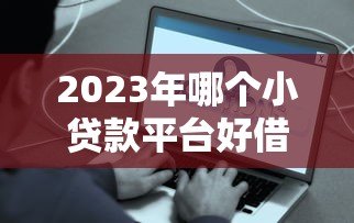 2023年哪个小贷款平台好借?这5个容易通过且下款快! 2023年哪个小贷款平台好借?这5个容易通过且下款快!