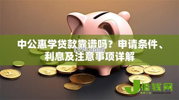 中公惠学贷款靠谱吗？申请条件、利息及注意事项详解
