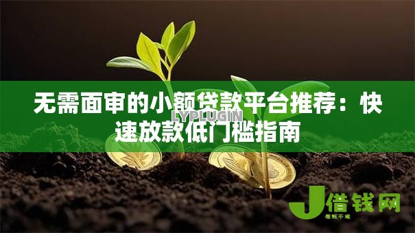 无需面审的小额贷款平台推荐：快速放款低门槛指南
