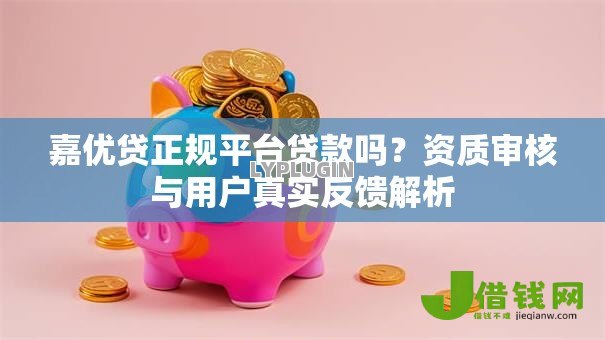 嘉优贷正规平台贷款吗?资质审核与用户真实反馈解析 嘉优贷正规平台贷款吗?资质审核与用户真实反馈解析