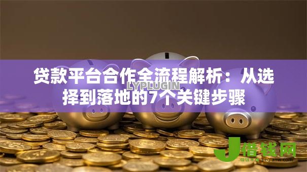 贷款平台合作全流程解析:从选择到落地的7个关键步骤 贷款平台合作全流程解析:从选择到落地的7个关键步骤