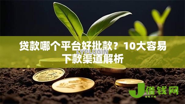 贷款哪个平台好批款？10大容易下款渠道解析