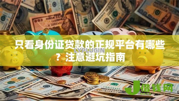 只看身份证贷款的正规平台有哪些？注意避坑指南