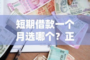 短期借款一个月选哪个?正规低息贷款平台推荐 短期借款一个月选哪个?正规低息贷款平台推荐