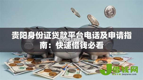 贵阳身份证贷款平台电话及申请指南：快速借钱必看