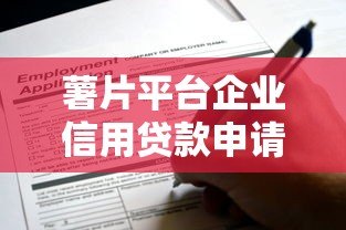 薯片平台企业信用贷款申请指南：条件、流程与优势解析